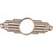 Ekena Millwork Elizabeth Wood Fretwork Pierced Ceiling Medallion, Red Oak, 18"W x 9"H x 5"IW x 8 1/2"IH x 3/8"T CMWP18X09X0375EBRO - alternate 2